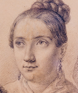 Clara Fey um 1835